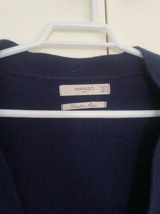 Cárdigan Mango Azul Talla M