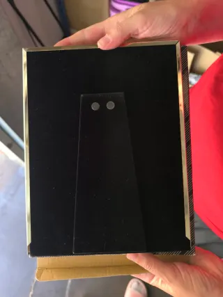 Marco de fotos metalizado para fotos bebe