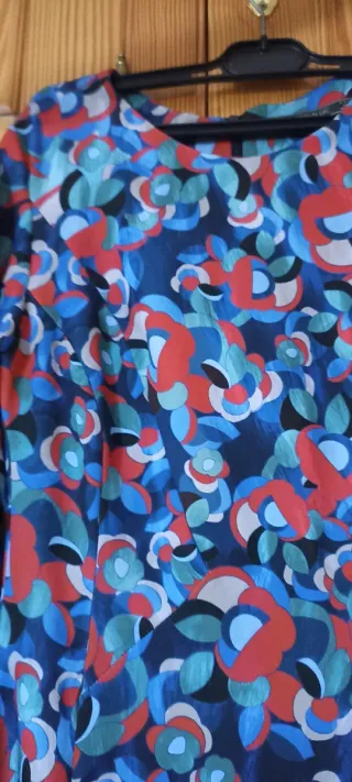 Vestido hippie corto talla S