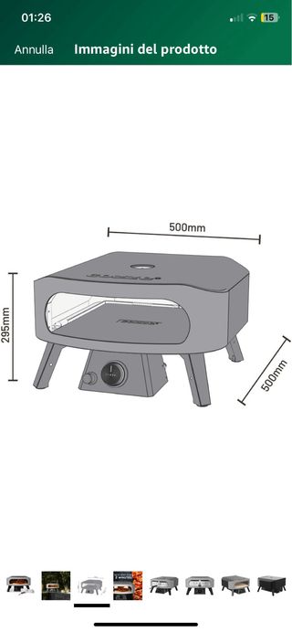 Forno Pizza Cozze CLASSIC a gas