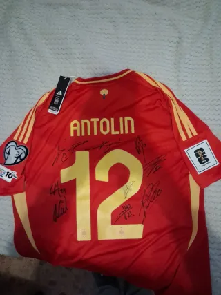 Camiseta Adidas España Firmada Talla L