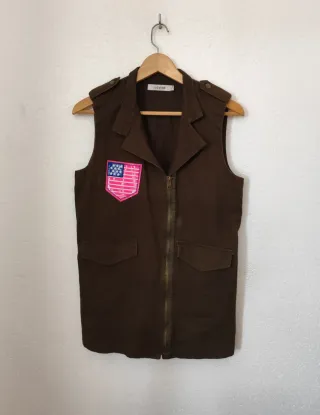 Chaleco militar con parches S/M