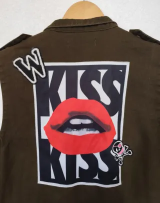 Chaleco militar con parches S/M