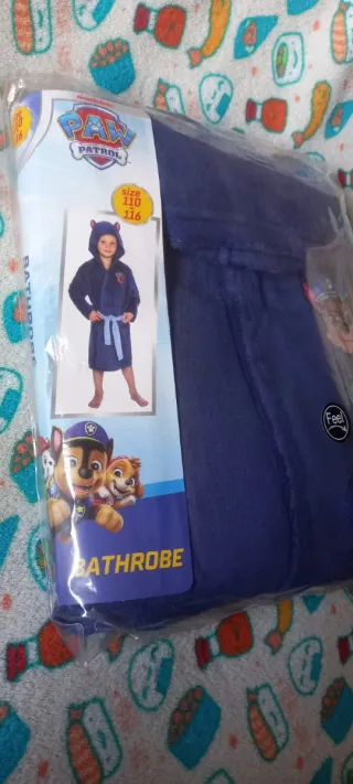 Robe para menino Patrulha Pata