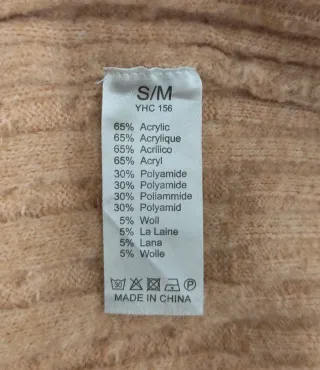 Jersey Canela Flecos Talla S/M