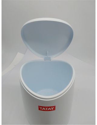 TATAY Papelera Baño con Pedal Estándar 3L | Diseño