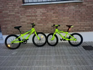 Bicicletas infantiles color verde lima