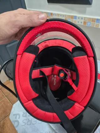 Casco Moto Guzzi Negro