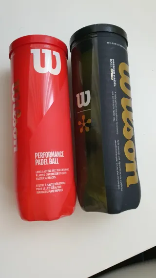 2 Botes Pelotas Pádel Wilson Premier Padel