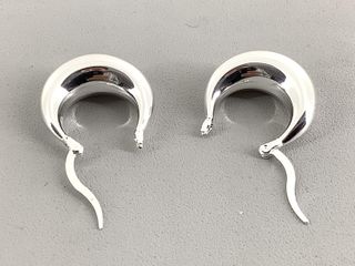 argollas plata 925mm