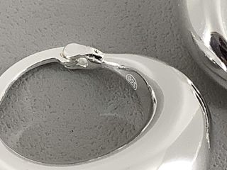 argollas plata 925mm