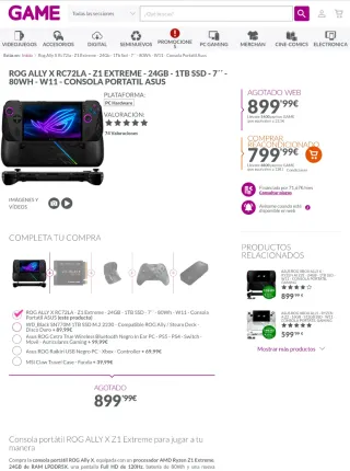 Asus ROG Ally X 1TB 24Gb ram