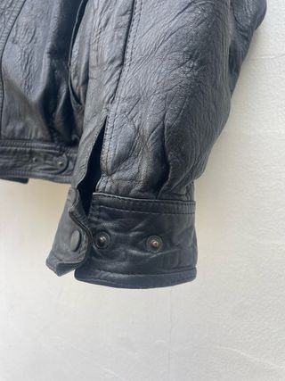 Aviador Leather Bomber Jacket Talla L