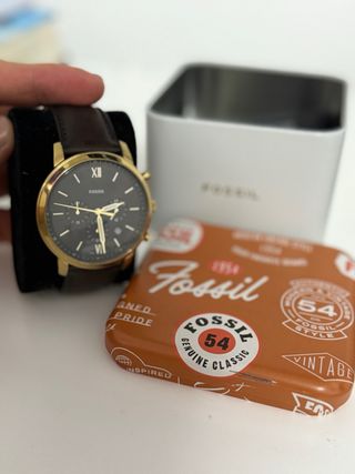 Reloj Fossil marrón y Dorado