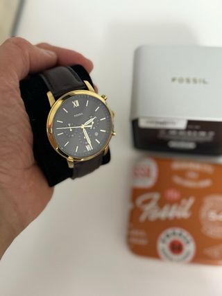 Reloj Fossil marrón y Dorado