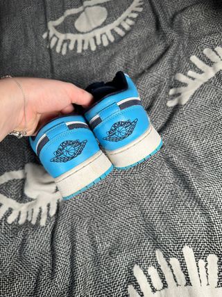 Air Jordan 1 Low Azul Blanco Talla 39