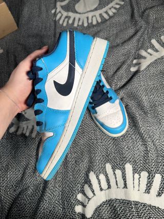 Air Jordan 1 Low Azul Blanco Talla 39