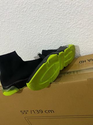 Balenciaga Speed Trainer Negro y Verde