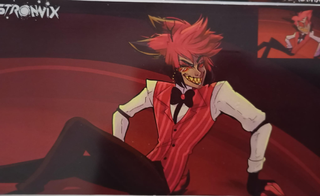 Posters Hazbin Hotel Lucifer y Alastor