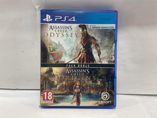 assassins creed odyssey + origins ps4