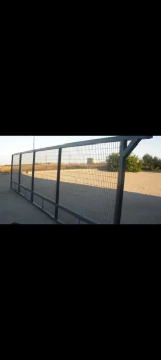 Puerta corredera para campo terreno parcela