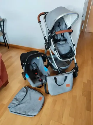 Kinderkraft 2 en 1 Gris