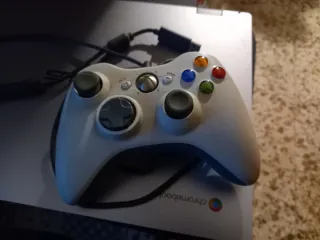 Mando Xbox 360 PC Cable Blanco