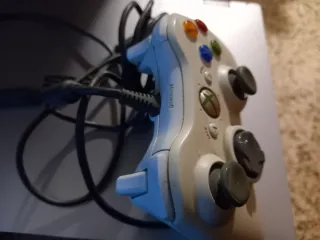 Mando Xbox 360 PC Cable Blanco