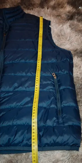 Chaleco acolchado azul marino XXL