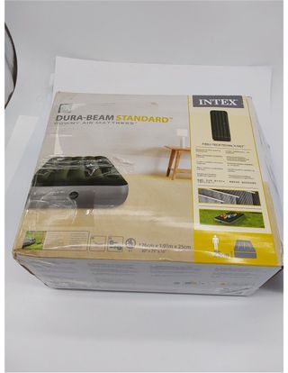 INTEX Colchón Inflable con Hinchador Integrado Fib