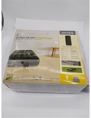 INTEX Colchón Inflable con Hinchador Integrado Fib