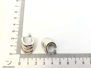 pendientes plata 925mm