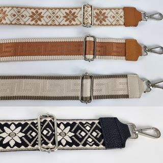 Correa Bolso con Hebilla Plata-Piel-Made in Italy