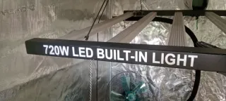 Armadio per coltivazione interna in tessuto