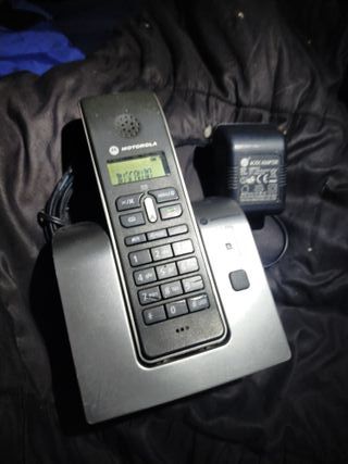 Teléfono fijo Motorola inalámbrico