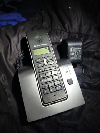 Teléfono fijo Motorola inalámbrico