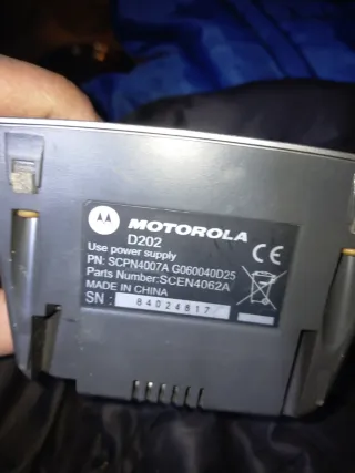 Teléfono fijo Motorola inalámbrico