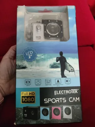 ELECTROTEK Cámara Deportiva Full HD 1080