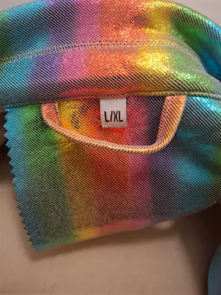 Soprabito arcobaleno taglia L