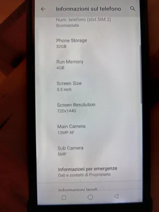 Oukitel WP5 Smartphone 32GB Nero