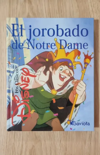 Clásico cuento Disney, El jorobado de Notre Dame.