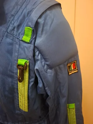 Giacca sci vintage colorata