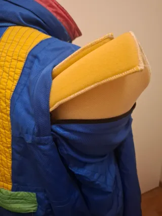 Giacca sci vintage colorata