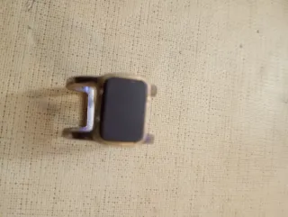 Anillo ajustable con piedra negra