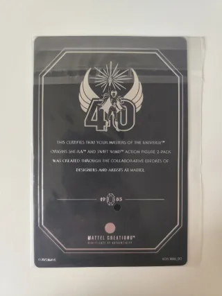 She-Ra y Swiftwind Masters of the Universe Origins