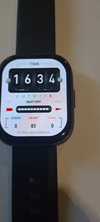Smartwatch Colmi Preto e Amarelo