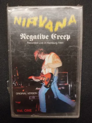 Cinta cassette Nirvana Negative Creep