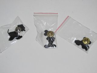 3 Pins Disney Originais Vintage