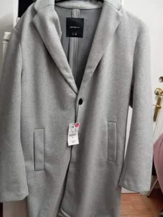 Abrigo gris LEFTIES Talla L