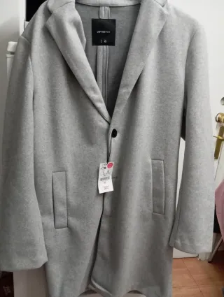 Abrigo gris LEFTIES Talla L